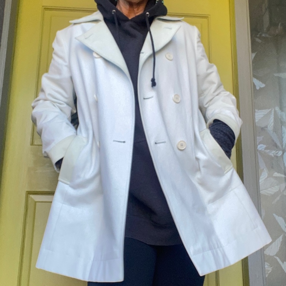 Short Trench double breasted jacket